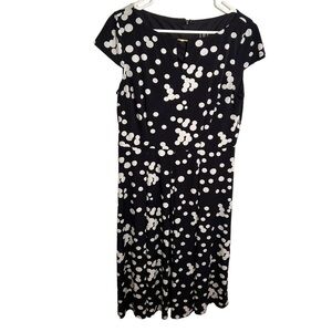 RM LL Dress Black White Polka Dots 12